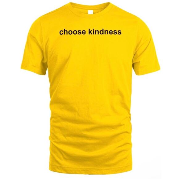 Queer Eye For The Straight Guy Graphic T-Shirt XL Yellow Choose Kindness NWT - Picture 1 of 4